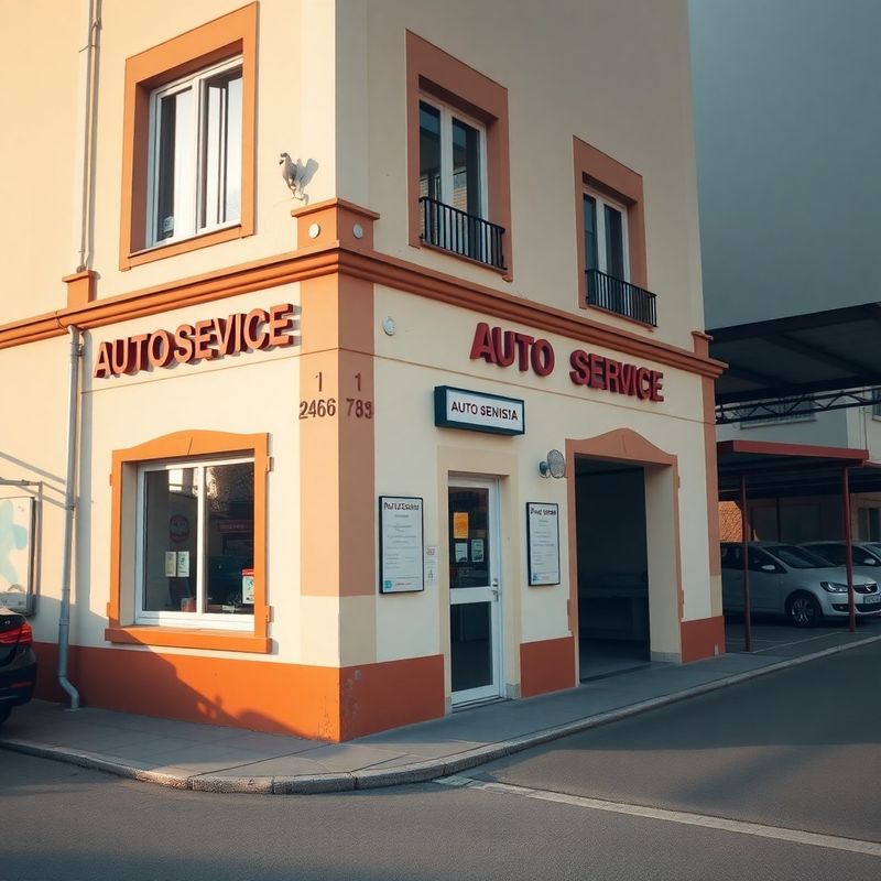 Fațada exterioară a Nou Atelier cu finisaje crem și accente teracotă